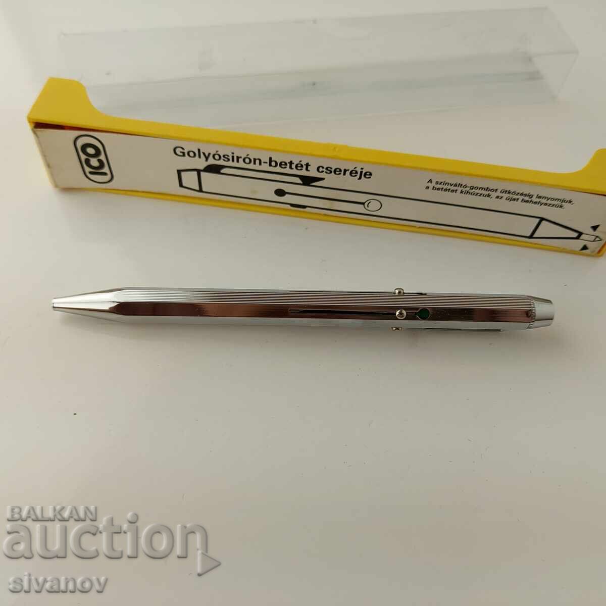 Delivery of Old metal four color pen ICO Hungary #5721 Delivery of Old metal four color pen ICO Hungary #5721