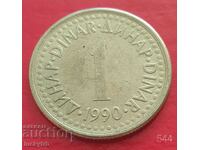 1 dinar 1990 - Iugoslavia