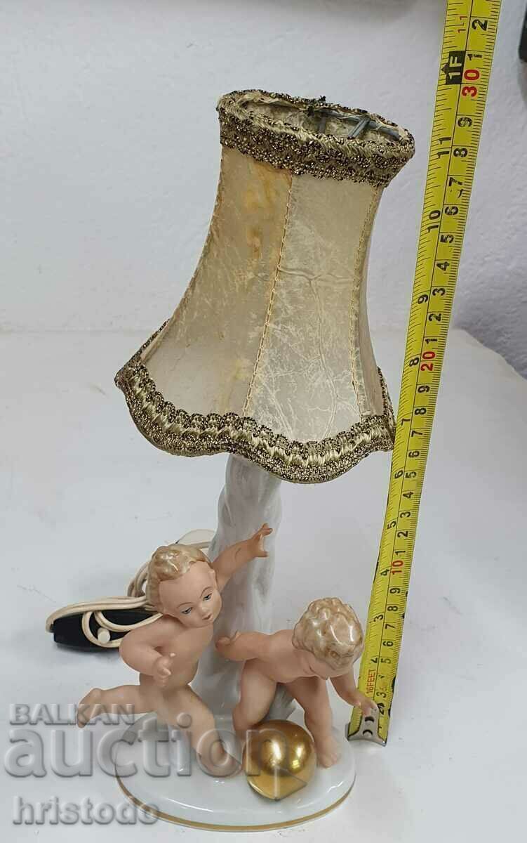 Porcelain figure, night lamp "Wallendorf" - 6 Porcelain figure, night lamp "Wallendorf" - 6