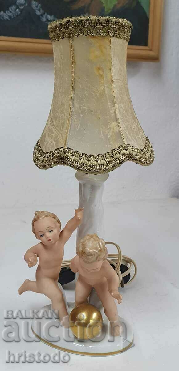 Porcelain figure, night lamp "Wallendorf" Porcelain figure, night lamp "Wallendorf"