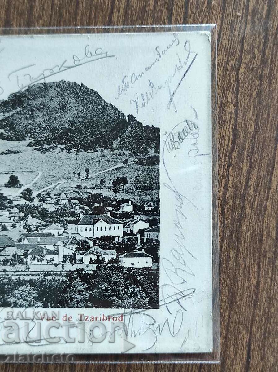 Delivery of Postal card - Tsaribrod Delivery of Postal card - Tsaribrod