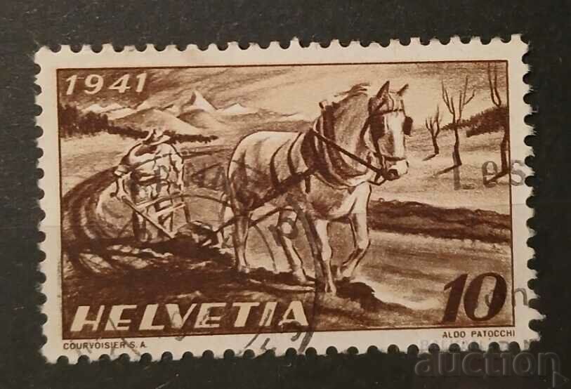 Ελβετία 1941 Horses Claimo