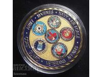 Coin - plaque USA ARMY