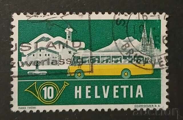 Switzerland 1953 Cars/Buildings Stamp