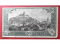 Bancnota-Germania-S.Rhine-Westfalia-Siegburg-50 Pfennig 1921