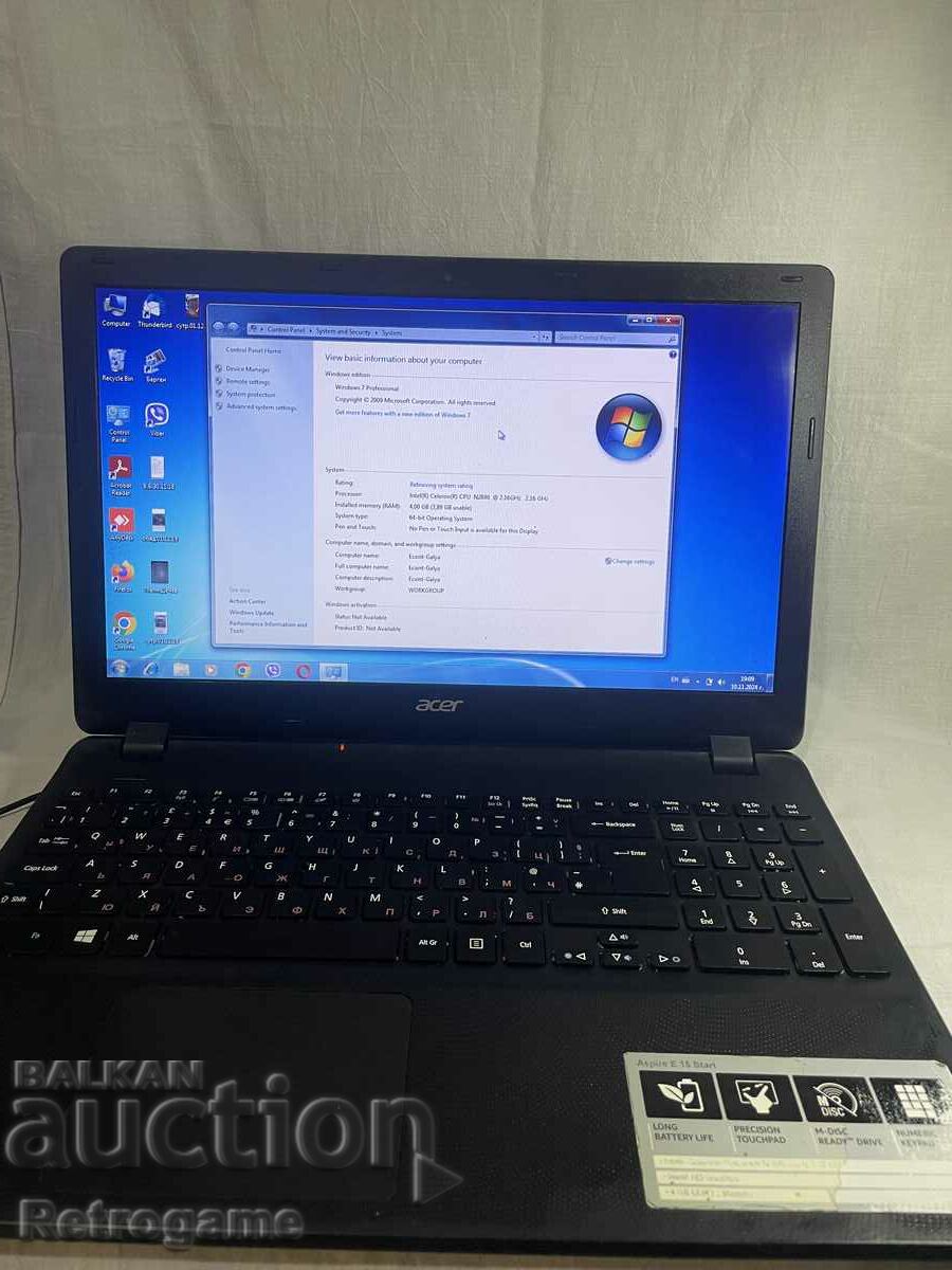 BZC laptop acer