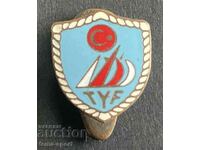 820 Turkey Turkish Sailing Federation Enamel 1960s