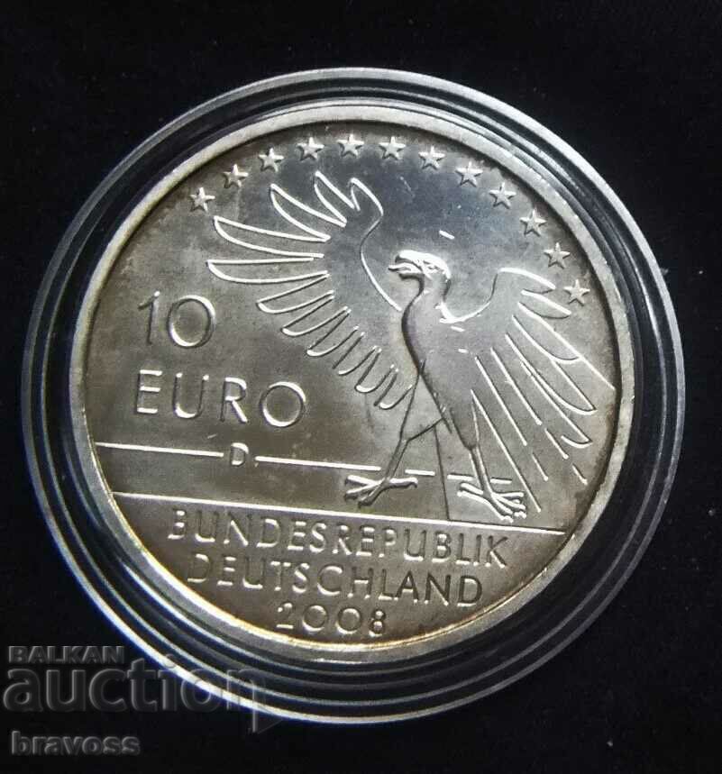 Germany - 10 Euro 2008 D - Ag with price 56.00 BGN | € 28.63