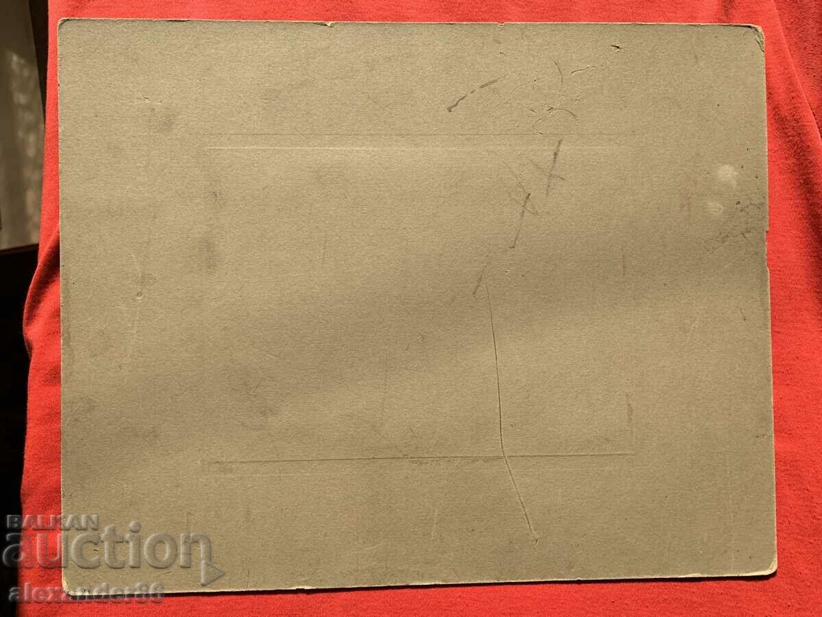 Old military photo cardboard - 7