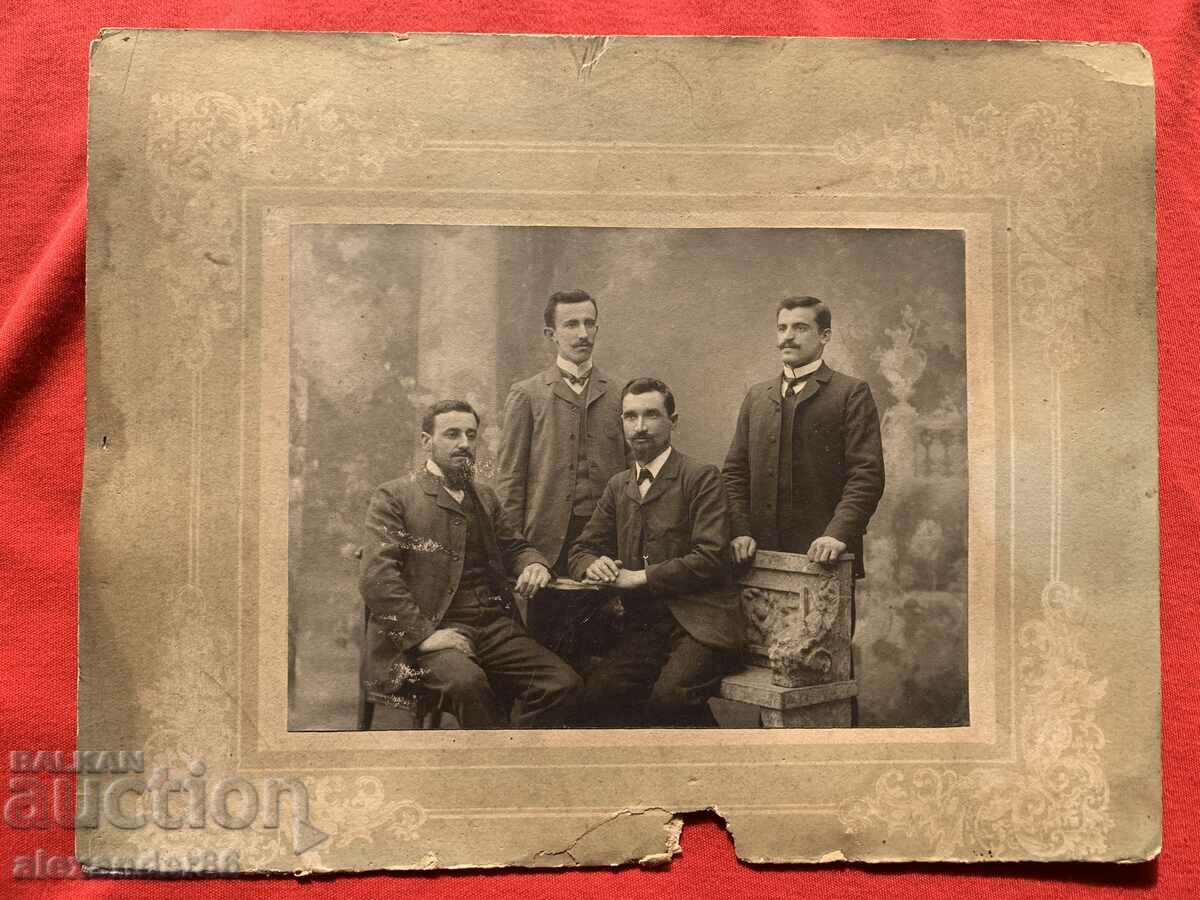 Auction Sofia 1905 Old photo cardboard Auction Sofia 1905 Old photo cardboard