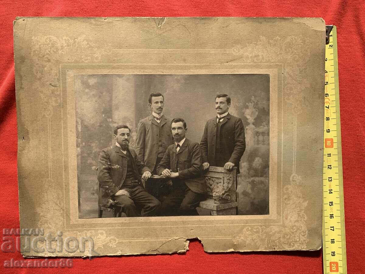 Sofia 1905 Old photo cardboard - 5 Sofia 1905 Old photo cardboard - 5