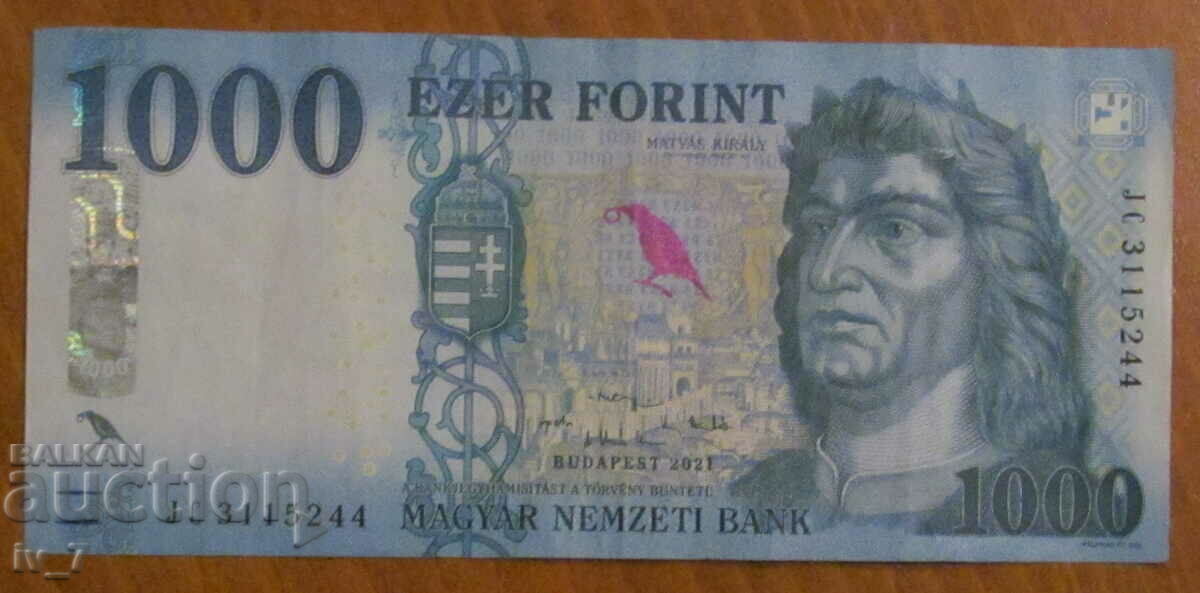 1000 FORINT 2021, ΟΥΓΓΑΡΙΑ