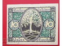 Banknote-Germany-Brandenburg-Seelow-10 pfennig 1920