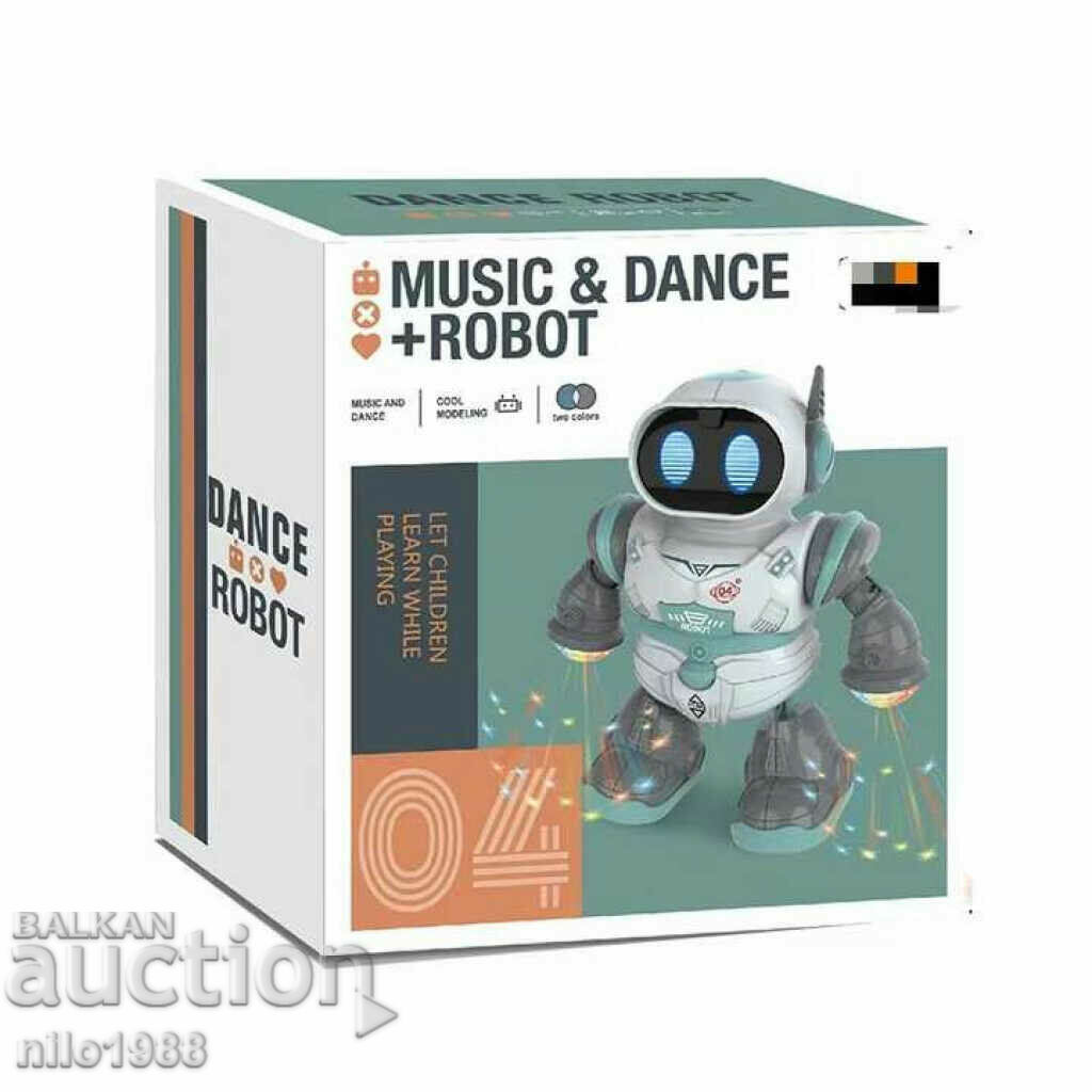 Dancing robot with lights and music - Exciting friend for m