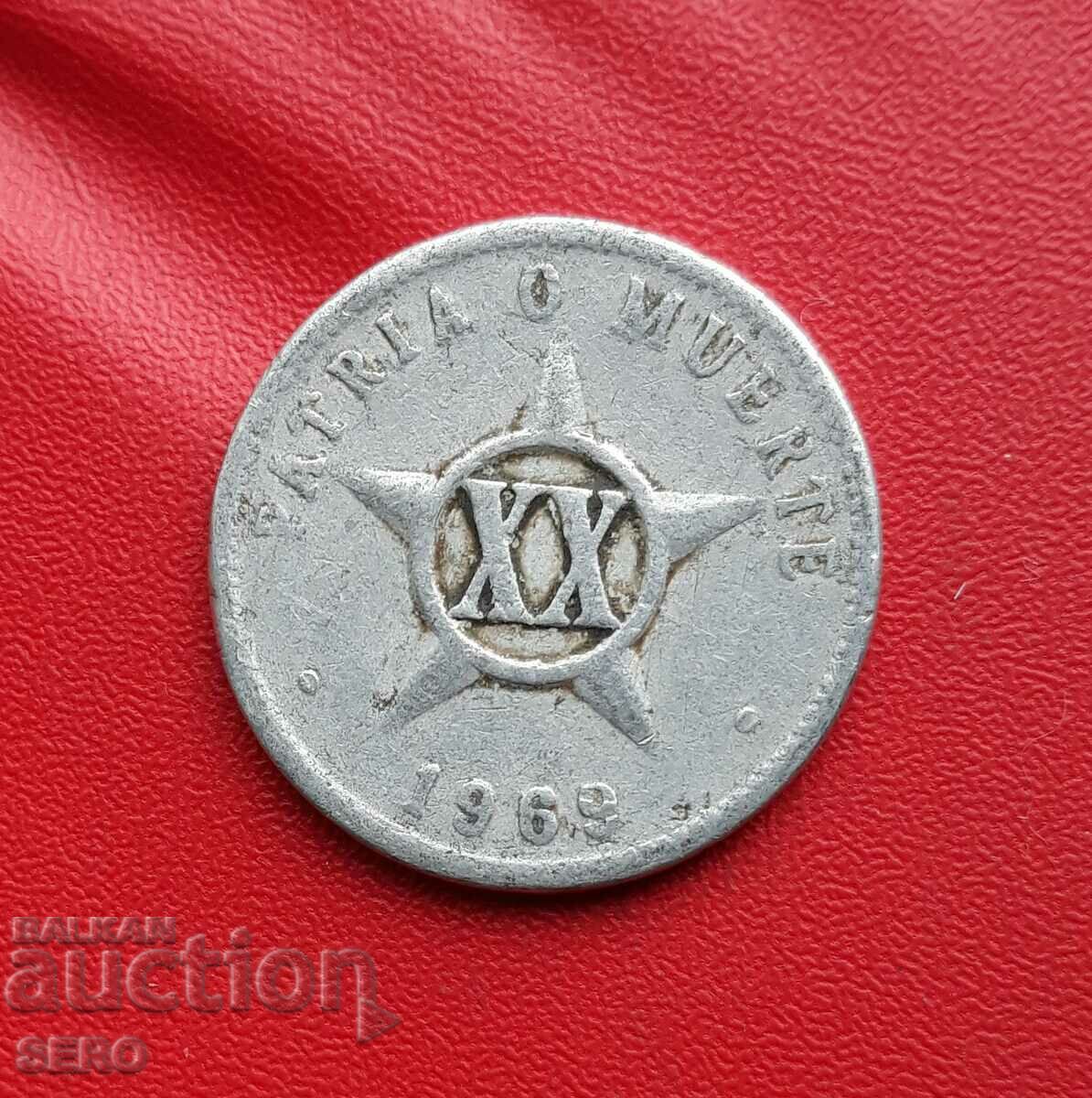 Cuba-20 centavos 1969