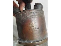 Old French petrol lamp, burner, Vesta-