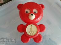 *$*Y*$* OLD FIGURE OLYMPICS MOSCOW 80 THE MOUSE BEAR *$*Y*$*