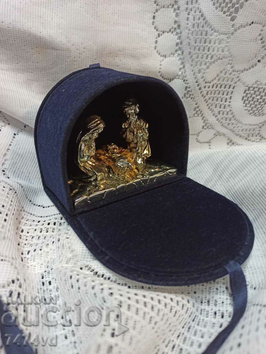 Πλαστικό - Η σκηνή - Γέννηση - πλαστικοποιημένο ασήμι με τιμή 120.00 BGN | € 61.36 Πλαστικό - Η σκηνή - Γέννηση - πλαστικοποιημένο ασήμι με τιμή 120.00 BGN | € 61.36