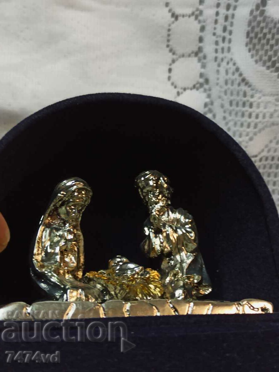 Δημοπρασία Πλαστικό - Η σκηνή - Γέννηση - πλαστικοποιημένο ασήμι Δημοπρασία Πλαστικό - Η σκηνή - Γέννηση - πλαστικοποιημένο ασήμι