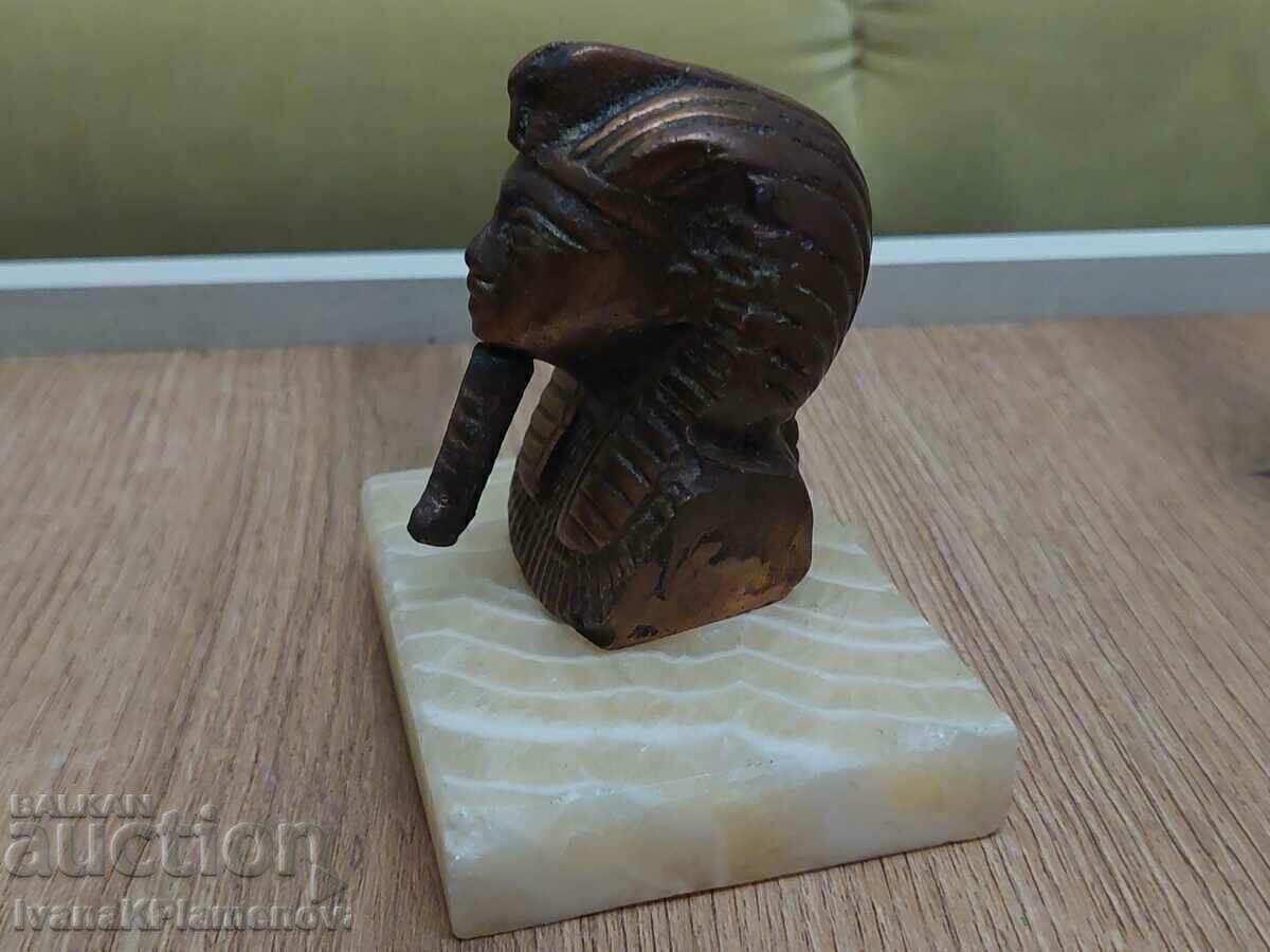 Auction  Metal figurine on marble for collectors