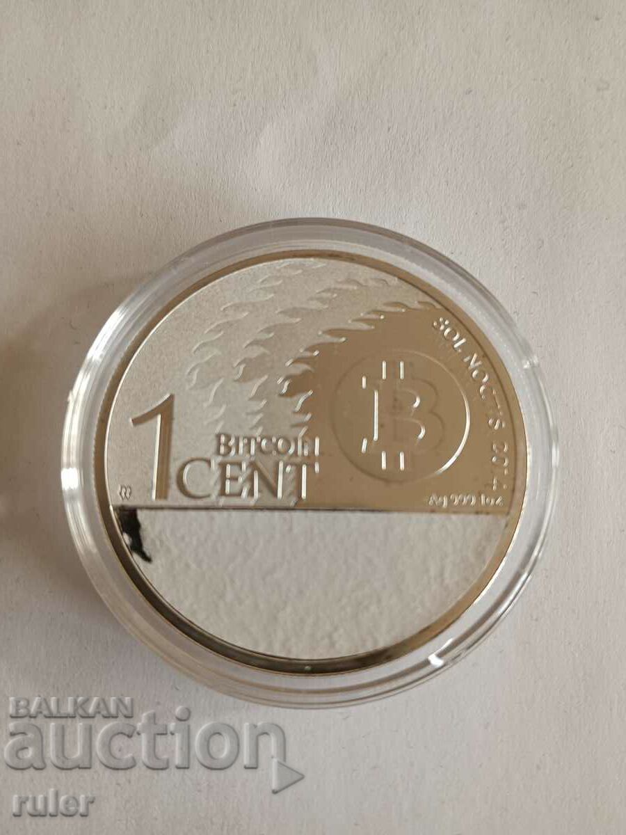 1 Bitcoin Cent Binary Eagle Argint 1 oz. 2014