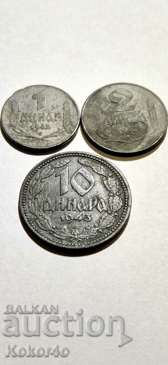 Serbia - monede 1942