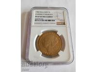 5 BGN 1982 NGC PF 67 Lyudmila Zhivkova