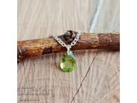 5493 Silver necklace with Peridot