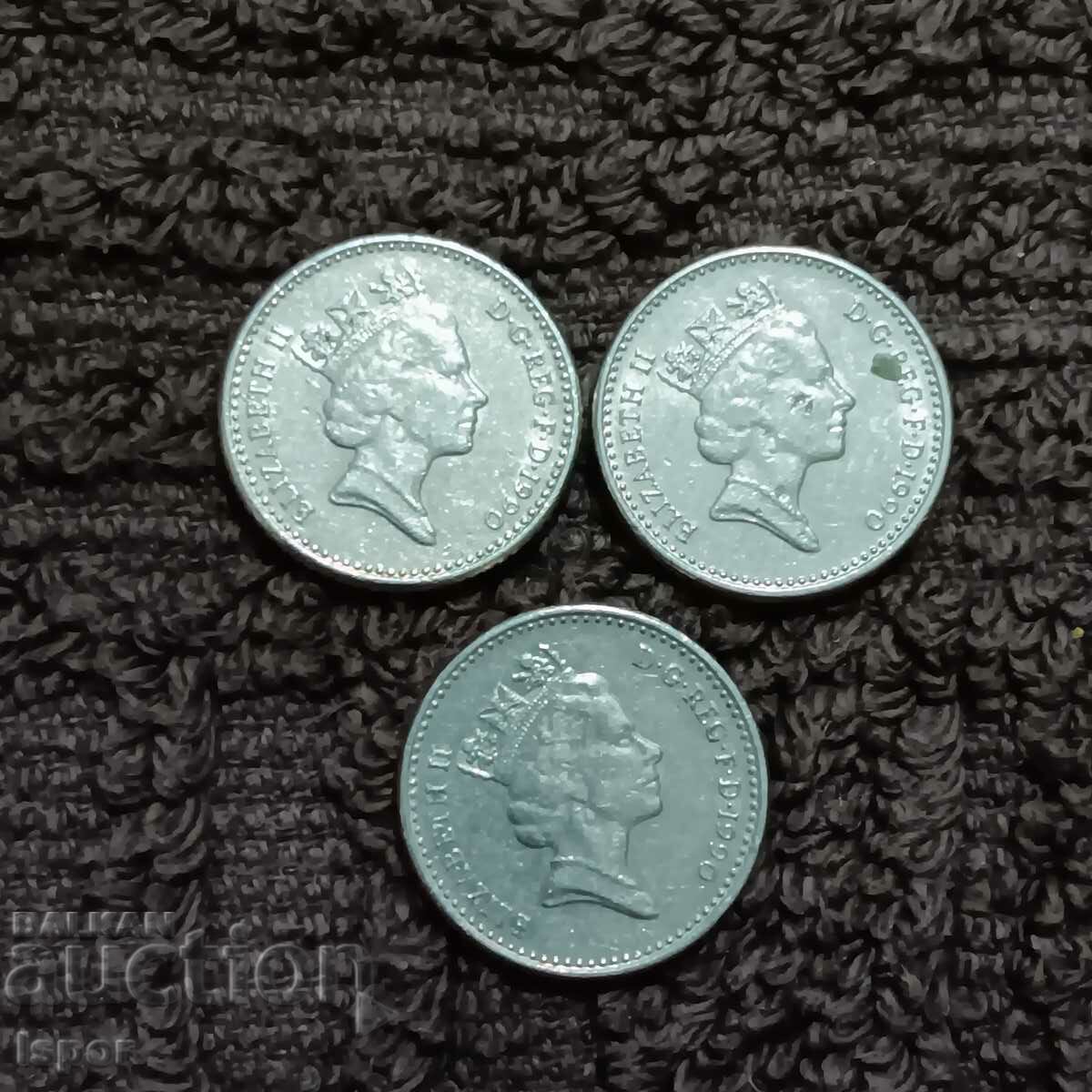 251/ Marea Britanie 5 pence - 1990