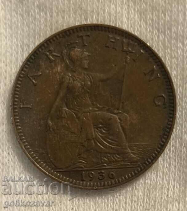 Marea Britanie 1 farthing 1936