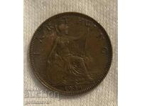 Marea Britanie 1 farthing 1936