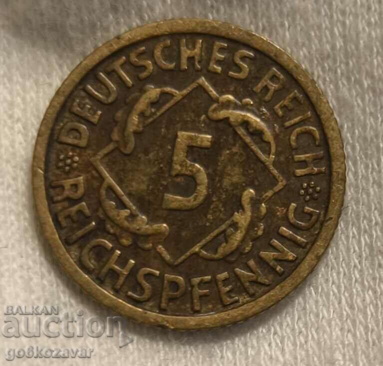 Germania 5 pfennig 1936 D