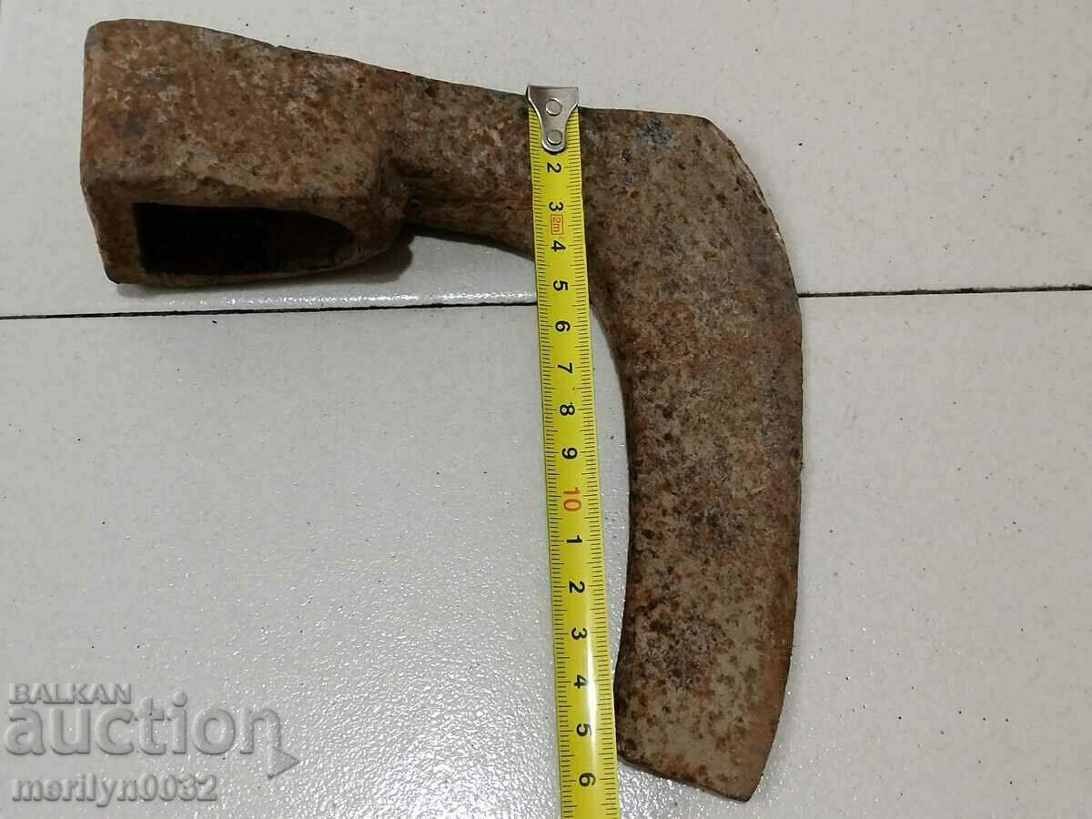 Old ax, axe, saber blade wrought iron with price 54.00 BGN | € 27.61 Old ax, axe, saber blade wrought iron with price 54.00 BGN | € 27.61