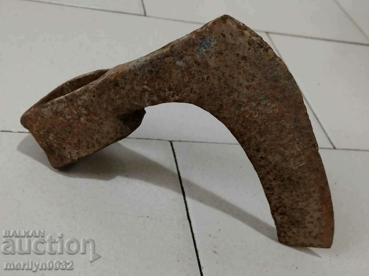 Old ax, axe, saber blade wrought iron - 6 Old ax, axe, saber blade wrought iron - 6