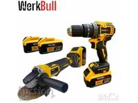 Cordless impact driver and brushless angle grinder WERKBULL