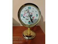 Old Rare Chinese Mechanical Pig Clock