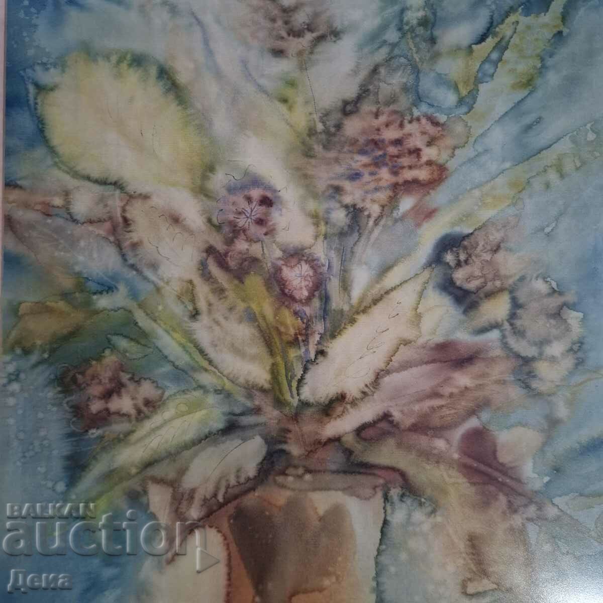 Beautiful master watercolor 1998. with price 300.00 BGN | € 153.39 Beautiful master watercolor 1998. with price 300.00 BGN | € 153.39
