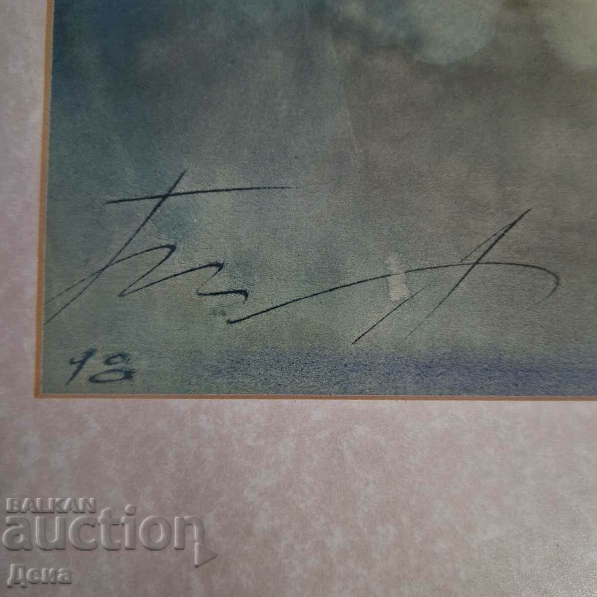 Delivery of Beautiful master watercolor 1998. Delivery of Beautiful master watercolor 1998.