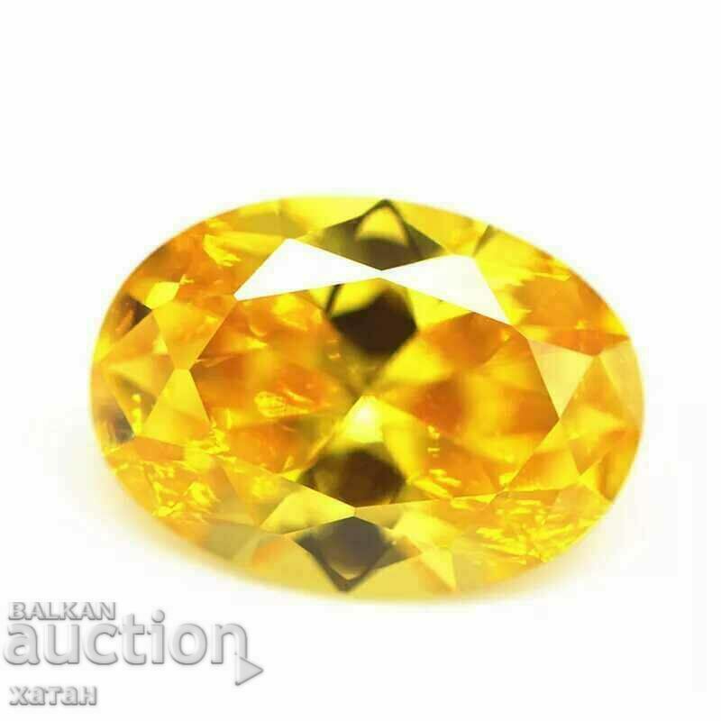 BZC! Oval de safir natural de 1,25 carate!