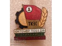 Badge. TKZS POLIKRAISHTE
