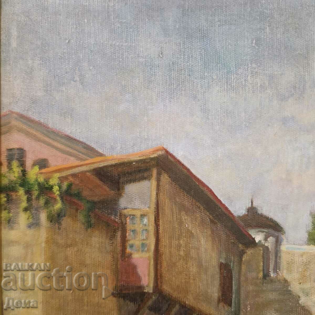 Майсторска картина 1978г. с цена 120.00 лв. | € 61.36 Майсторска картина 1978г. с цена 120.00 лв. | € 61.36