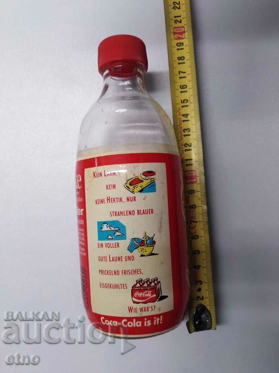 1988 "COCA-COLA" GLASS BOTTLE FROM THE COCA-COLA COLLECTION with price 65.00 BGN | € 33.23 1988 "COCA-COLA" GLASS BOTTLE FROM THE COCA-COLA COLLECTION with price 65.00 BGN | € 33.23