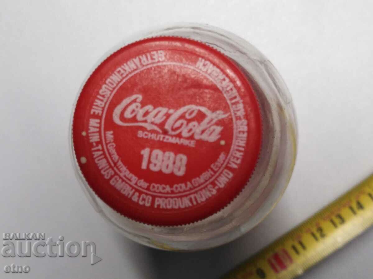 Auction 1988 "COCA-COLA" GLASS BOTTLE FROM THE COCA-COLA COLLECTION Auction 1988 "COCA-COLA" GLASS BOTTLE FROM THE COCA-COLA COLLECTION
