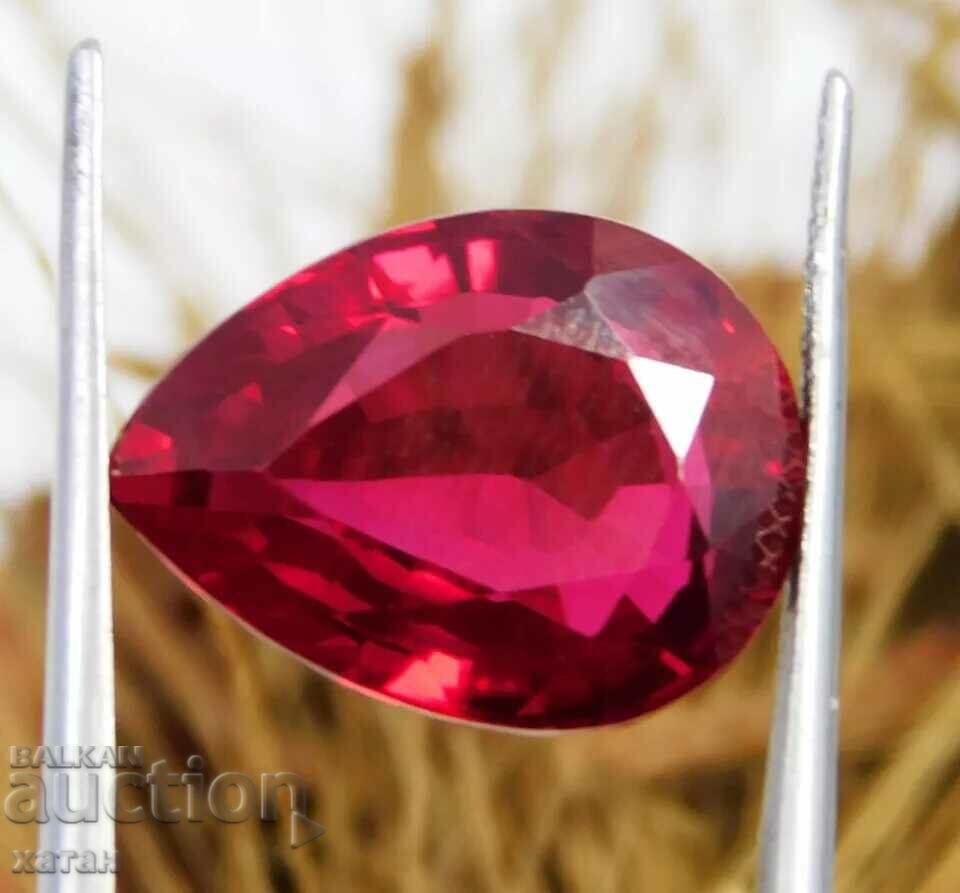 BZC! 14.75 ct natural ruby corundum cert. VGTL from 1 st.!