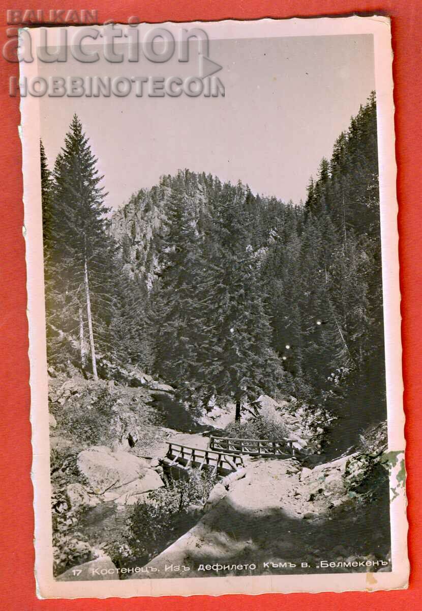 KOSTENETS CARD THE DEFILETO BELMEKEN peak - 1938