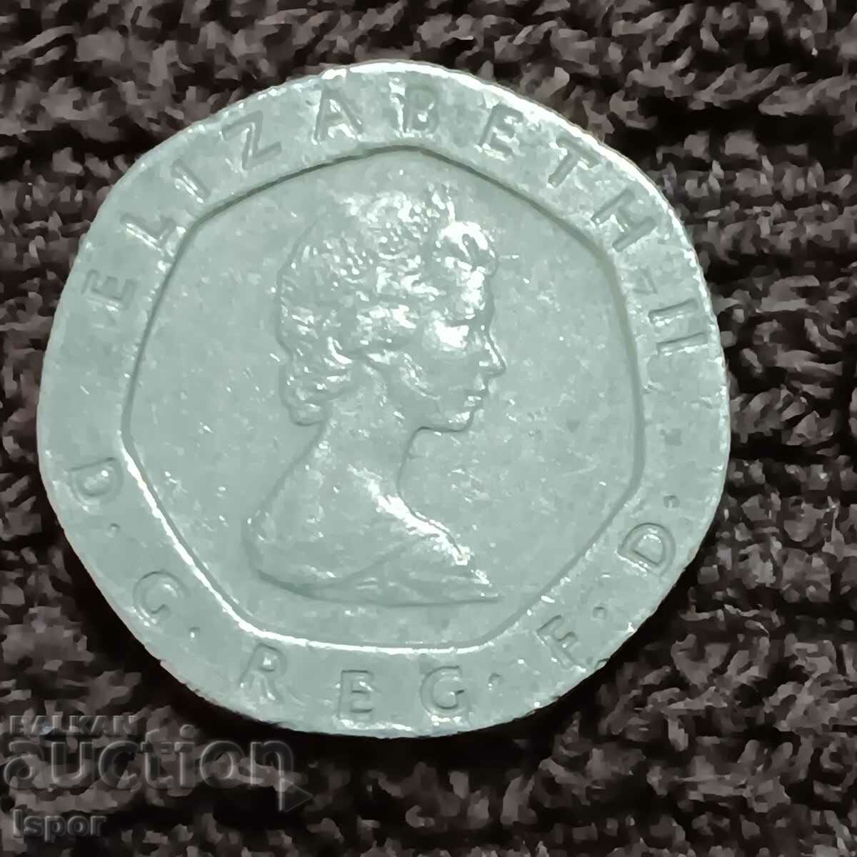 263/ Great Britain 20 pence - 1983 with price 0.80 BGN | € 0.41