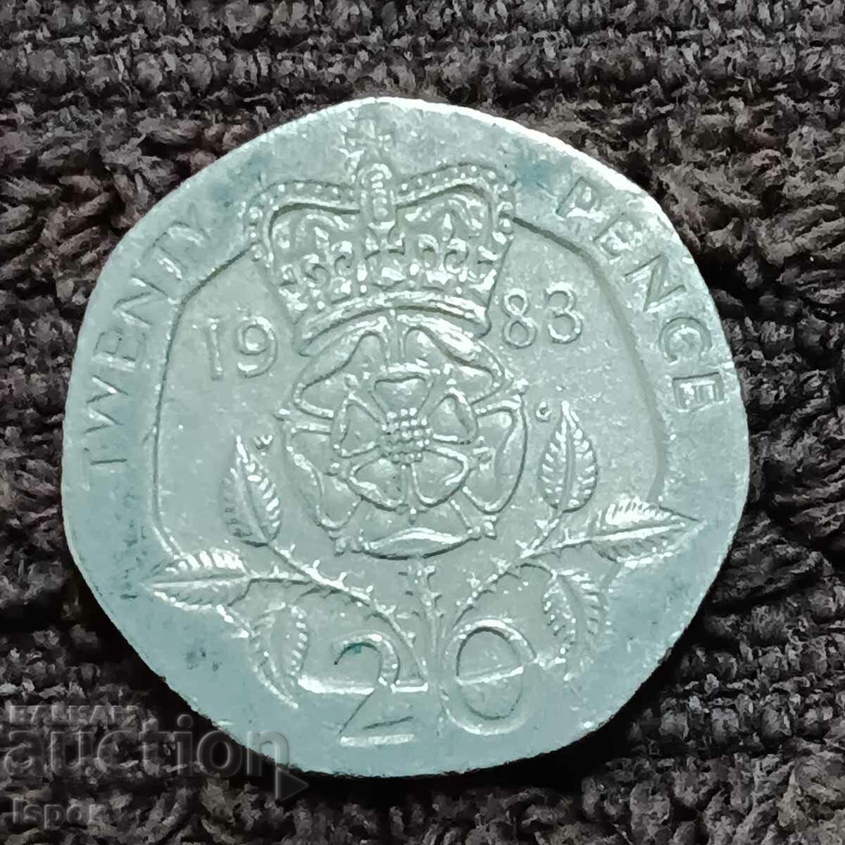 263/ Great Britain 20 pence - 1983