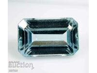 BZC! 8.30 ct natural aquamarine beryl cert. VGTL from 1 st.!