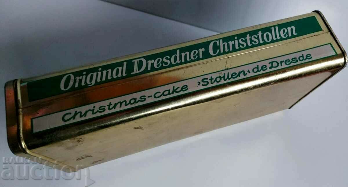 Delivery of .DRESDEN CHRISTMAS STOLLEN LARGE GDR BOX METAL