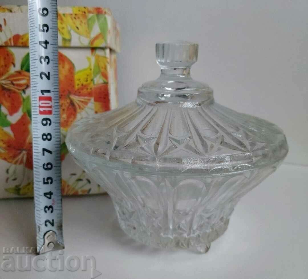 Auction .STOYKO PEEV GLASS CANDY BOX WITH BOX UNUSED SOC NRB Auction .STOYKO PEEV GLASS CANDY BOX WITH BOX UNUSED SOC NRB